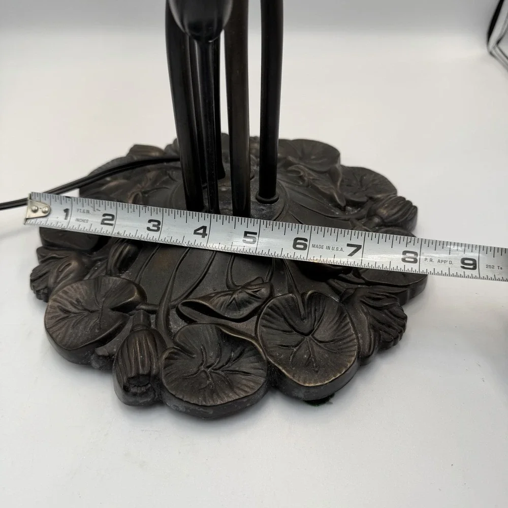 Tiffany Style White Floral Desk Lamp 17